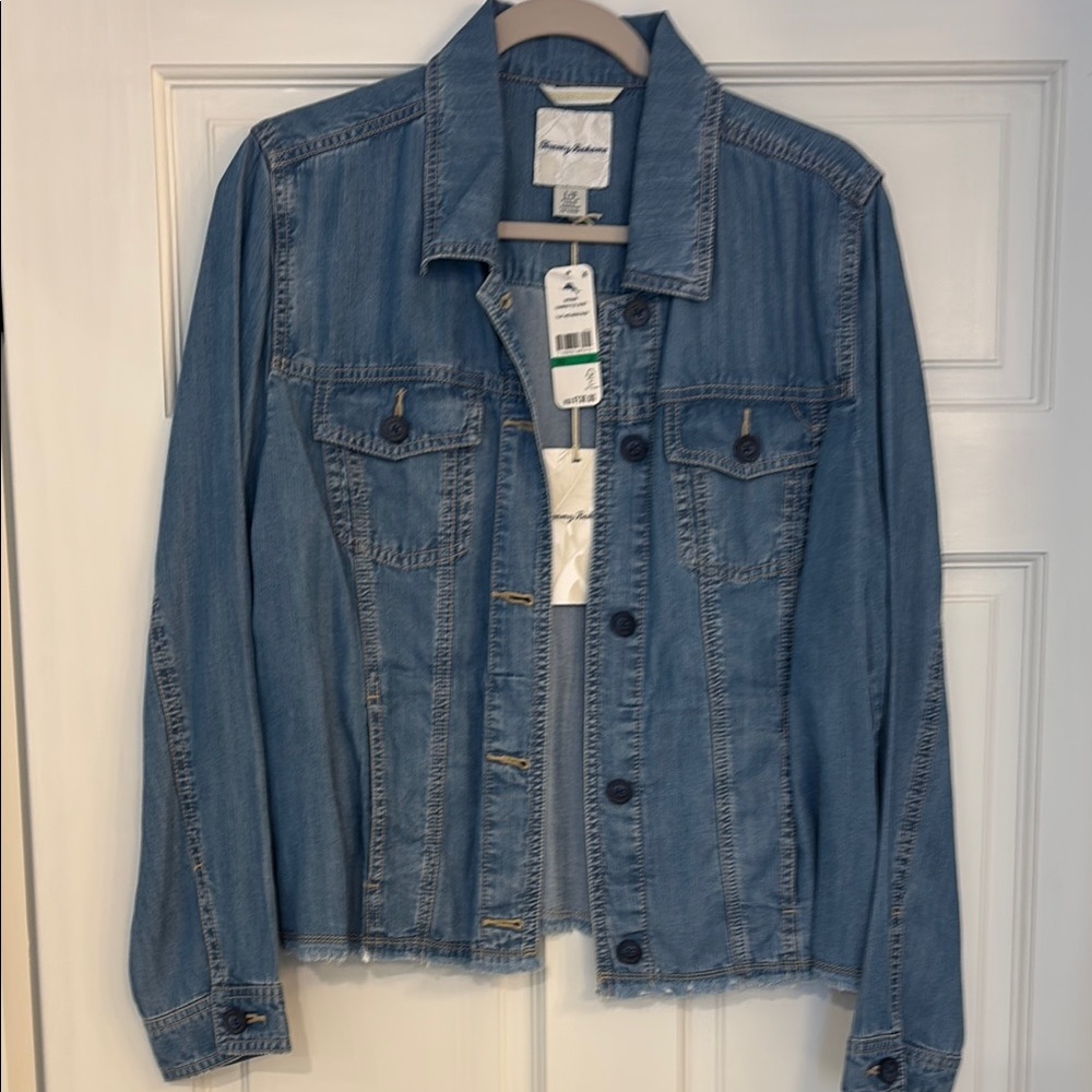 Tommy Bahama Denim Jean Jacket Classic Style